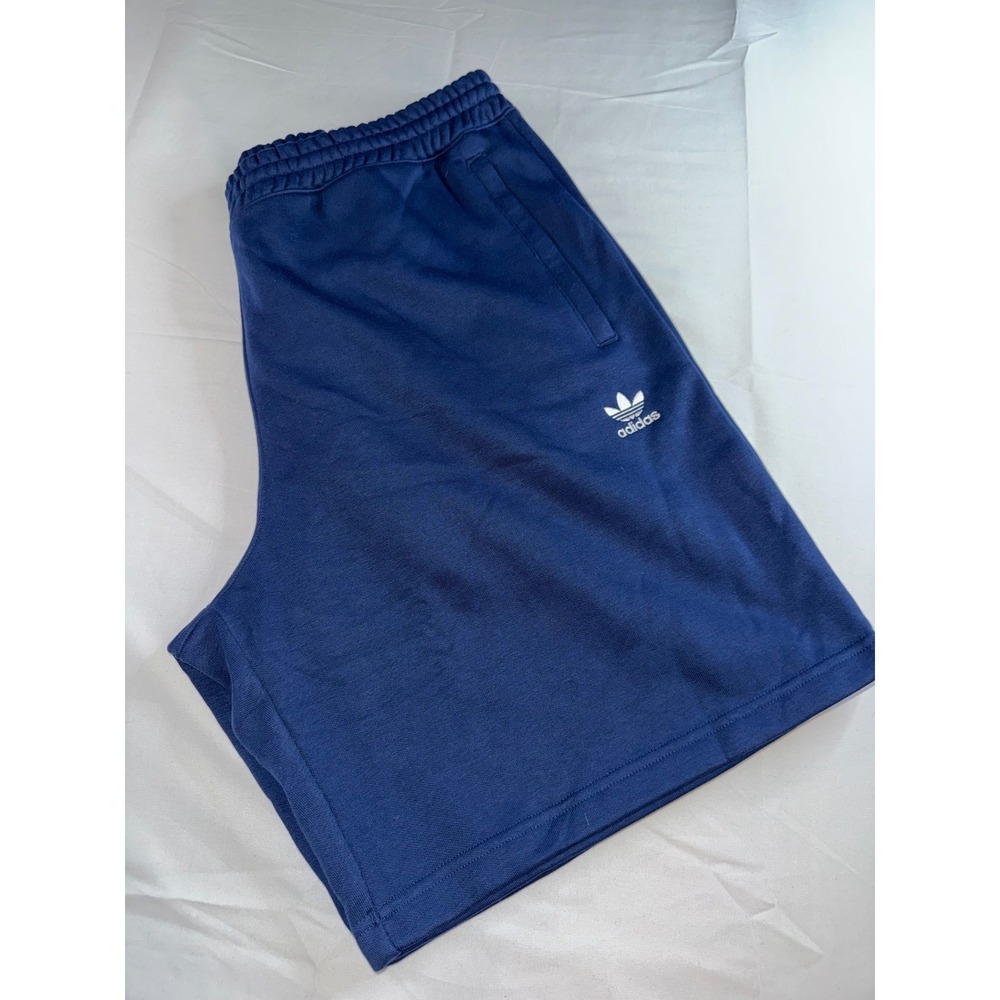Adidas Originals Adicolor Essentials Trefoil Shorts Mens XL Navy Blue Fleece NWT